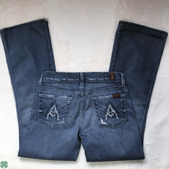 7 For All Mankind Distressed Jeans Size 26 - Picture 6 of 10